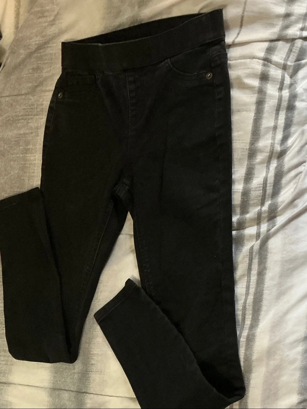 Justice Black Pull-On Skinny Jeggings